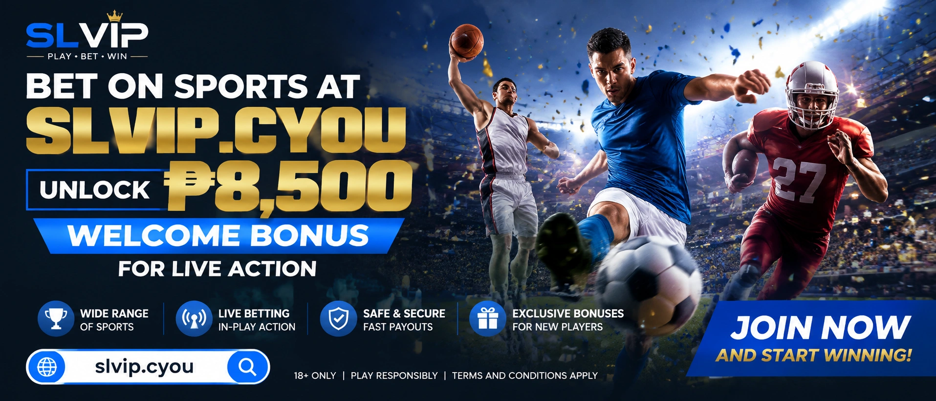 Live odds and bet slip visual